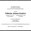Bonfert Wilhelm 1912-1991 Todesanzeige
